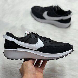 Nike Waffle Debut Black White Womens Shoes DH9523-002 NEW Multi Sz